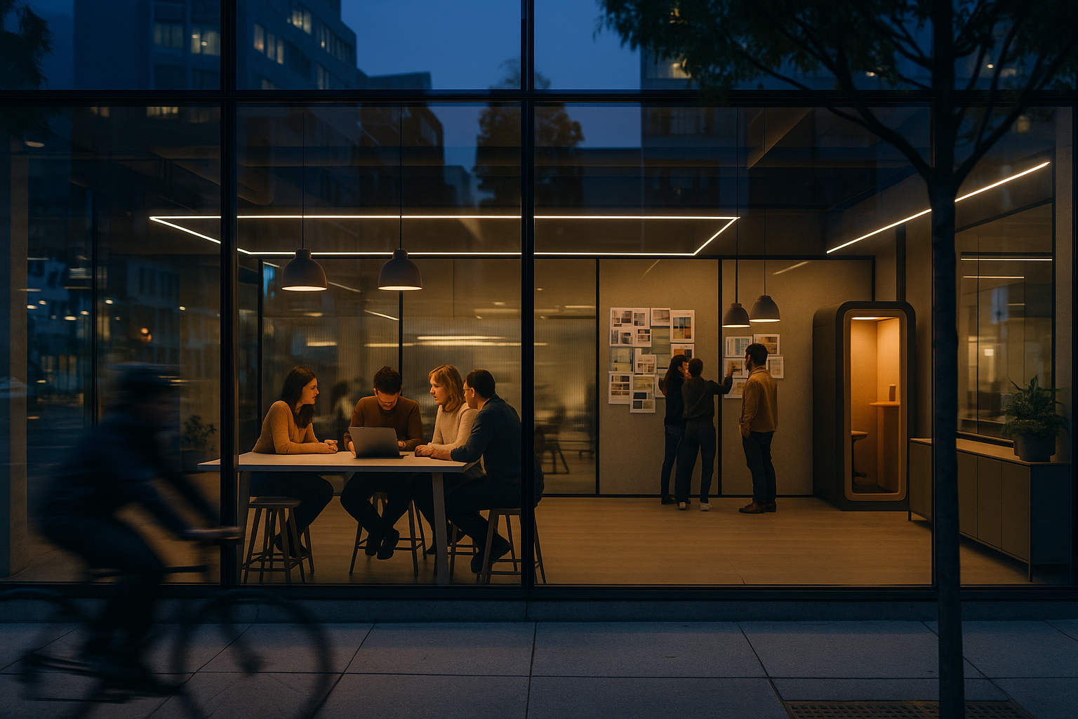 Creatieve kantoorruimte