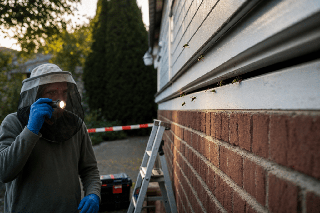 Hoe kun je een wespennest veilig opsporen in (spouw)muur, dakrand of tuin, en wanneer is het beter om wespen bestrijden uit te besteden aan een&nbsp;professional?