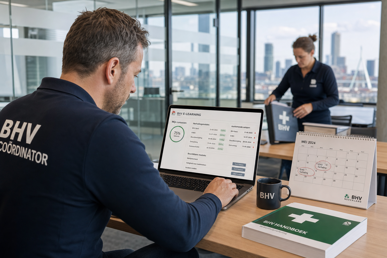 BHV e-learning herhaling en certificering