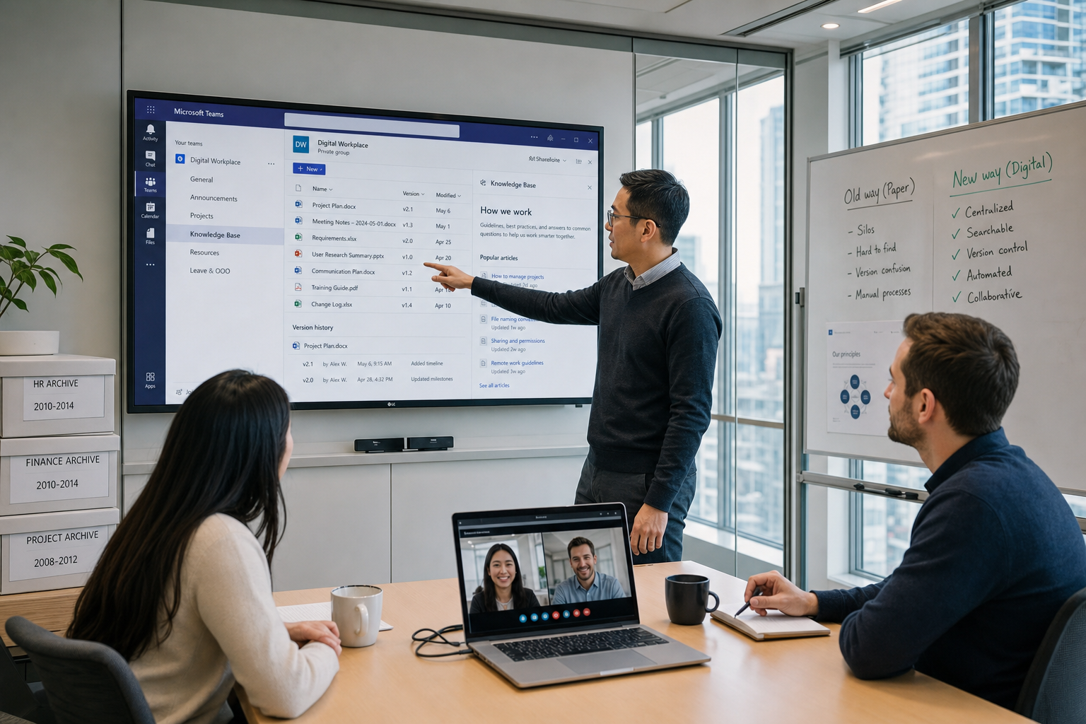 Digitale werkplek voor hybride teams