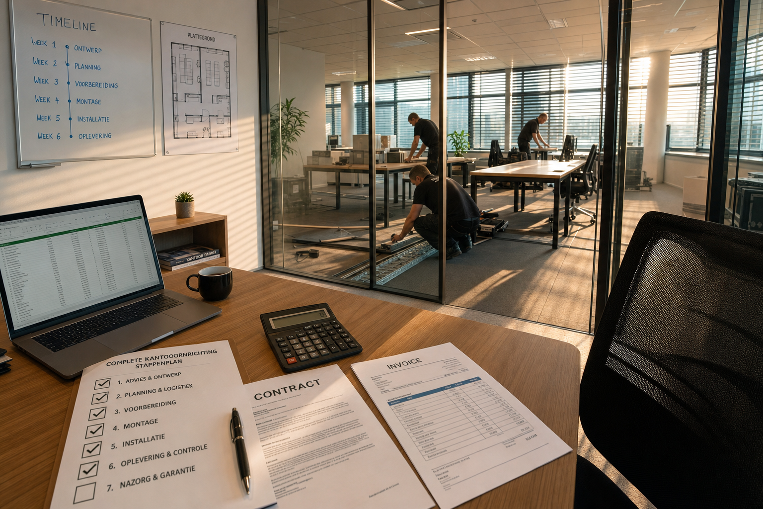 Budget allocatie kantoorinrichting