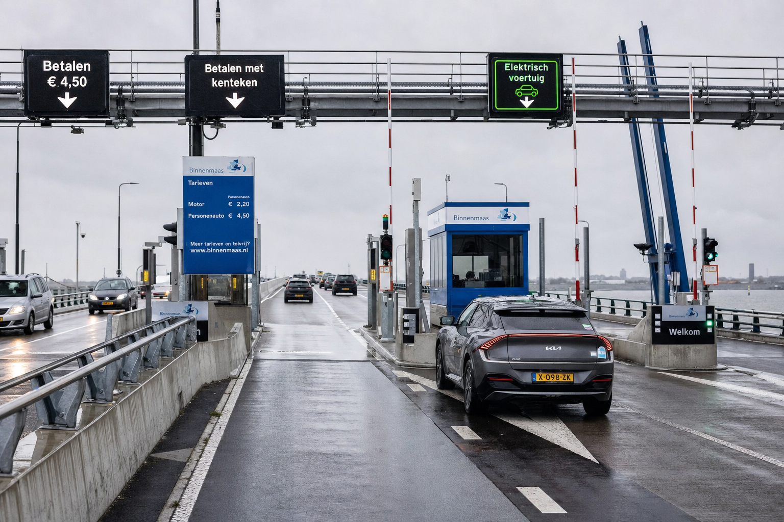 Tolwegen in Nederland kaart